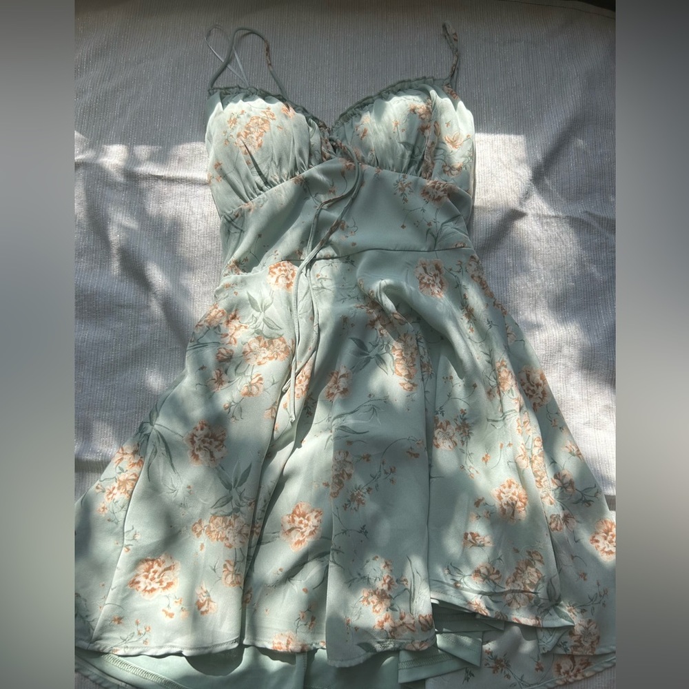 Sage green dress